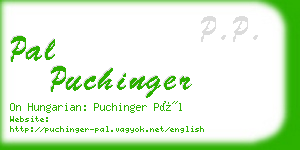 pal puchinger business card